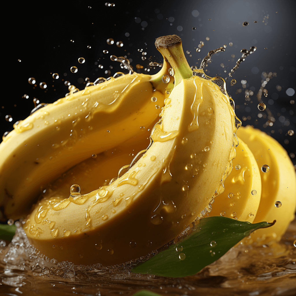 splash-of-water-with-yellow-banana